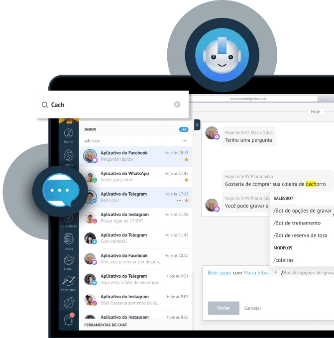 Plataforma Kommo para CRM e automação
